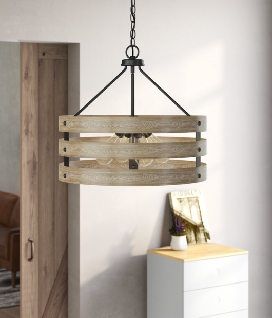 Emaria 4-Light Drum Pendant