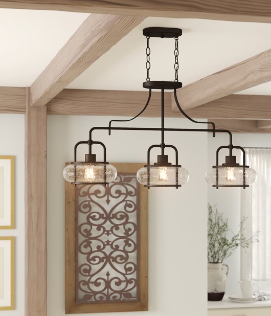 Braxton 3-Light Kitchen Island Pendant