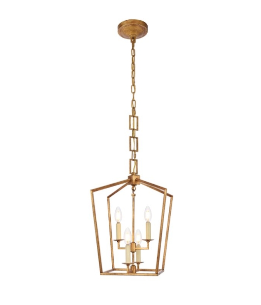 Tiana 4-Light Geometric Chandelier