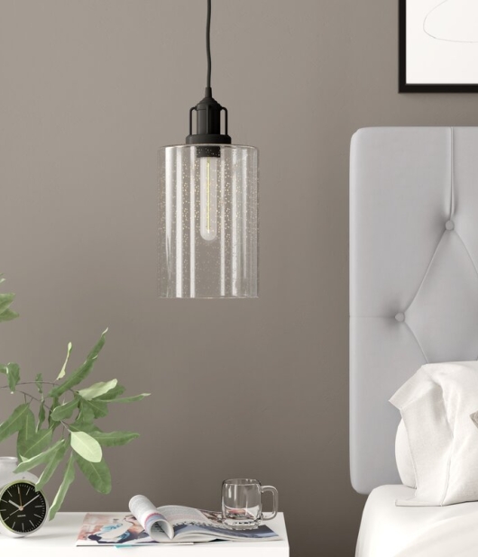 Lunenburg 1-Light Cylinder Pendant