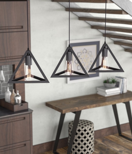 Merriam 3-Light Kitchen Island Pendant